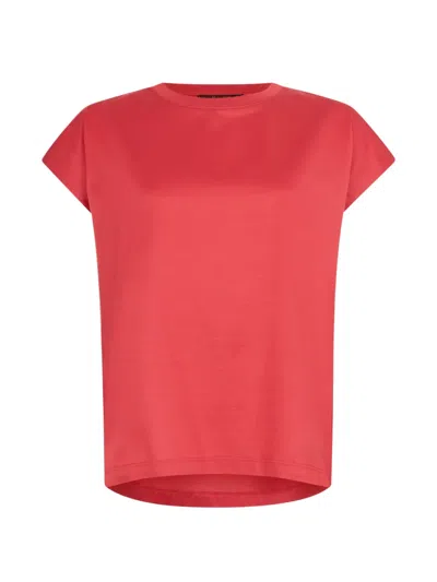 Moorer Boxy T-shirt In Red
