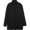 Moorer Bracci Waterproof Down Overcoat In Black