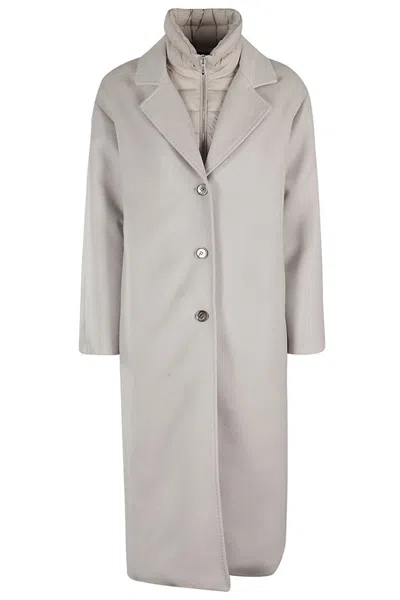 Moorer Breanna Coat In Neutrals