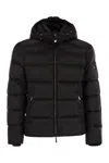 Moorer Brett - Hooded Down Jacket In Black