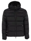 Moorer Brett - Hooded Down Jacket In Black