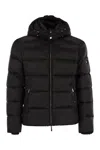 Moorer Brett - Hooded Down Jacket In Black