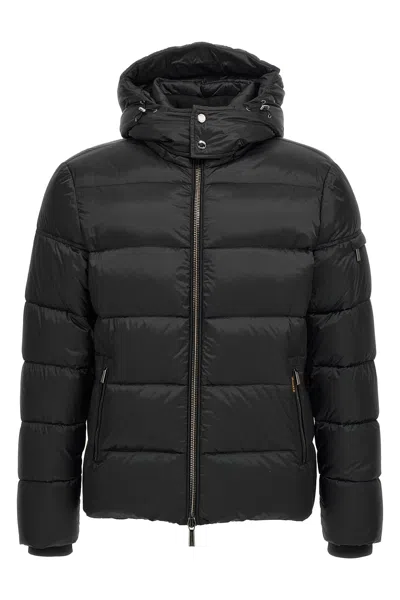 Moorer 'brett' Bomber Jacket In Black