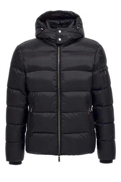 Moorer 'brett' Bomber Jacket In Blue
