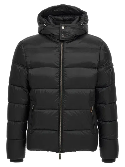 Moorer Brett Casual Jackets And Parka Black In Blue