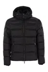 Moorer Mooring-style Down Puffer Jacket For Men In Black
