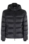 Moorer Quilted Hooded Jacket Removable Hood