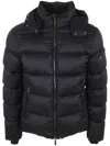 Moorer Long-sleeved Cotton Jacket In Black