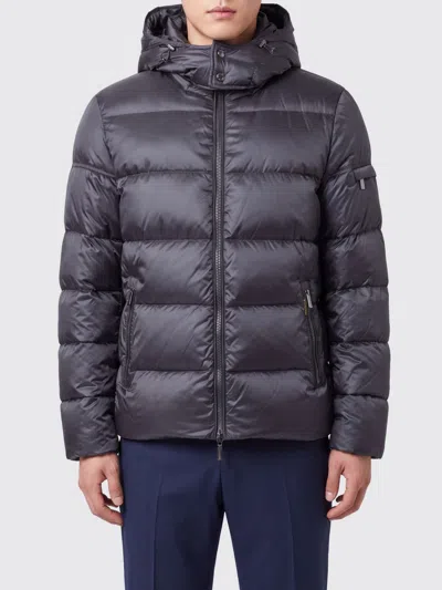 Moorer Brett Water-repellent Wool And Cashmere Down Jacket With Removable Hood In Animal Print