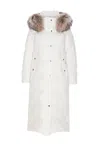 Moorer Zagarakn Quilted Hooded Down Jacket In White