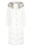 Moorer Zagarakn Quilted Hooded Down Jacket In White