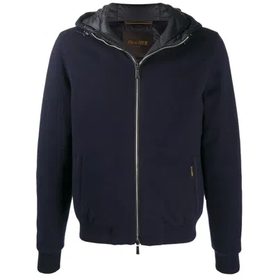 Moorer Brigno Bomber Jacket In Navy