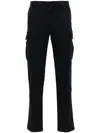Moorer Brody-trk Cargo Trousers In Blue