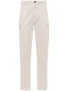 Moorer Brody-trk Cargo Trousers In Neutrals