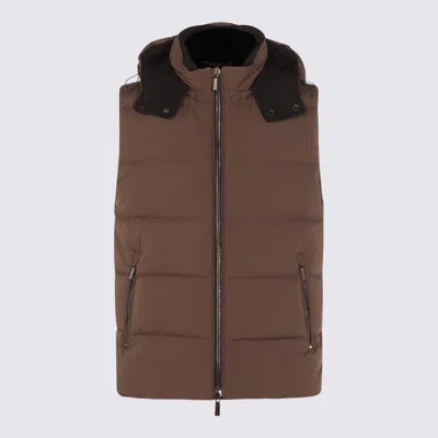 MOORER BROWN DOWN JACKET
