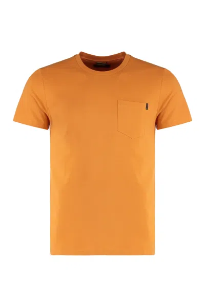 Moorer Bruzio Cotton T-shirt In Orange