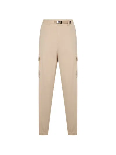 Moorer Buckle-fastening Cargo Pants In Neutral