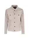 Moorer Button Chest-pockets Shirt Jacket In Pattern