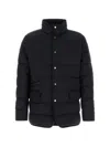 Moorer Button Down Jacket In Black