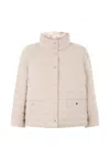 Moorer Button Down Jacket In Neutral