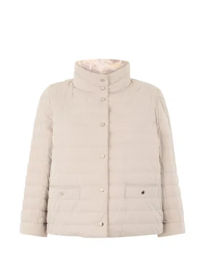 Moorer Button Down Jacket In Neutral