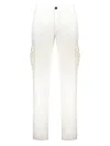 Moorer Button-fastening Cargo Pants In White