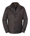 Moorer Button-fastening Flap-pocket Jacket In Brown