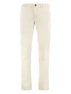 Moorer Button-fastening Trousers In Neutral