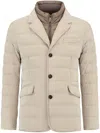 Moorer Button-up Jacket In Neutrals