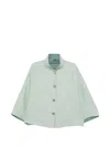 Moorer Button Wool Jacket In Green