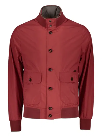 MOORER BUTTONED-FLAP POCKET JACKET