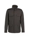 Moorer Buttoned Pocket Jacket In Black