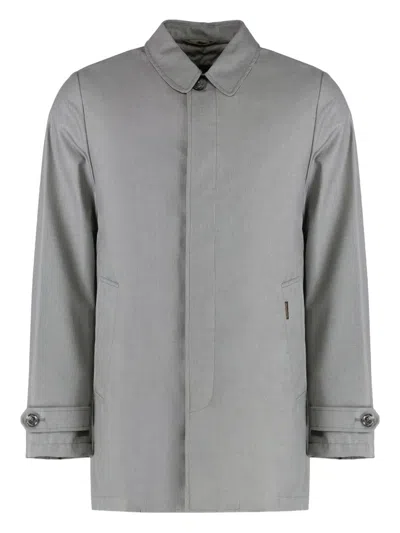 MOORER BUTTONED WELT-POCKET JACKET