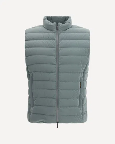 Moorer Calaf Os Quilted Down Vest In Gray