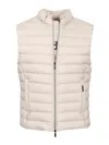 Moorer Calaf S3 Padded Vest In Neutral