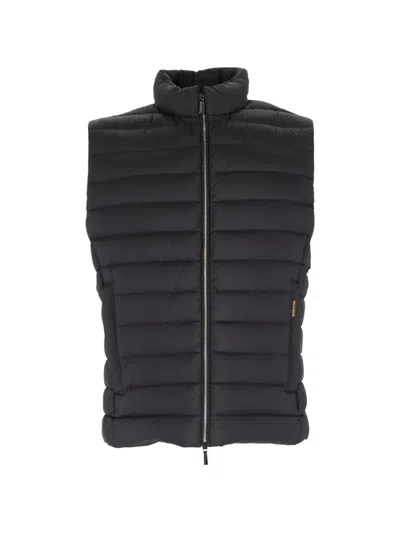 Moorer Calaf-s3 Quilted Padded Gilet In Black