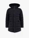 Moorer Calandri-kn Down Jacket With Removable Hood In Black