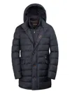 Moorer Calandri-ll Padded-design Jacket In Blue