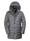 Moorer Calandri Padded Jacket In Gray