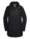 Moorer Calegari-kn Layered Down-padded Coat In Black