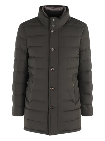 MOORER CALEGARI-KN QUILTED BUTTON COAT