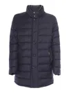 Moorer Calegari-l Jacket In Blue