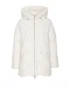 Moorer Calliope-stp Oversize Down Jacket In White