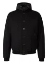 Moorer Callum Hooded Jacket In Black