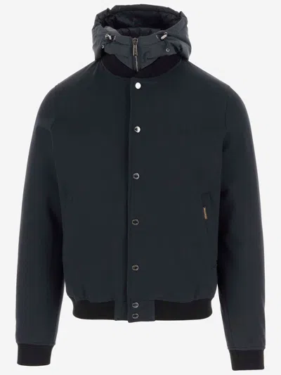 Moorer Callum-tz Bomber Jacket In Blue