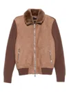 Moorer Zip Jacket In Brown