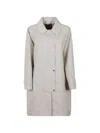 Moorer Caorle-t-tes Buttoned Coat In Gray