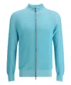 Moorer Dean-sia Cardigan In Lightblue