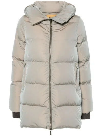 Moorer Carinzia Puffer Jacket In Grey
