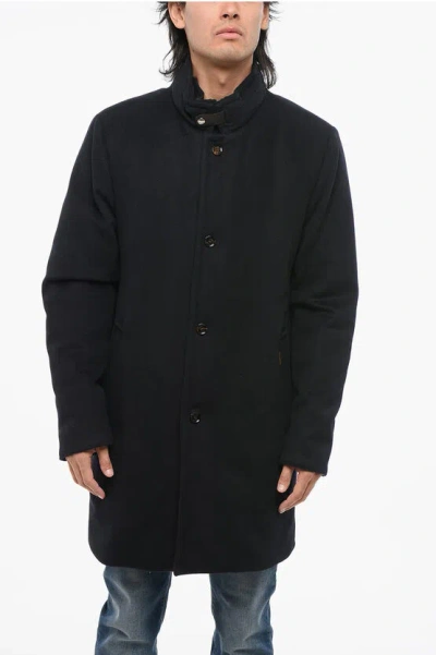 Moorer Cashmere Blend Bond Coat With Down Padding In Black